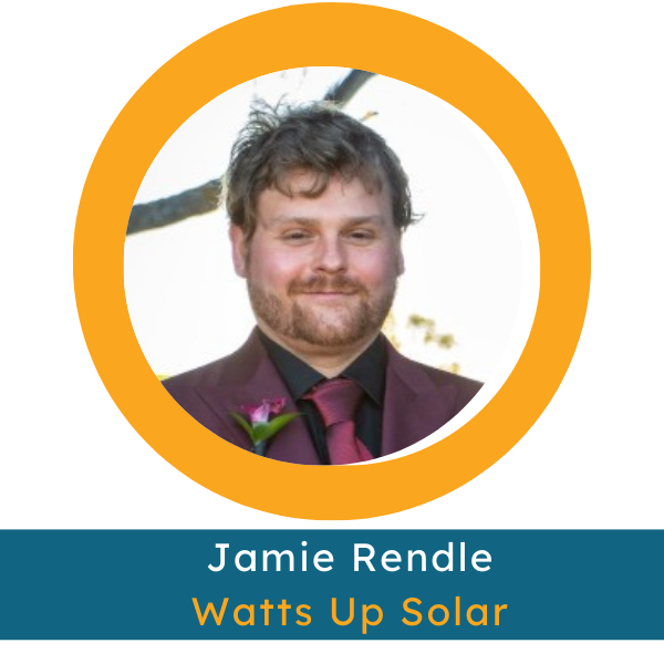 Jamie Rendle of Watts Up Solar talks to Maria McGowan of the Reimagined Energy Podcast